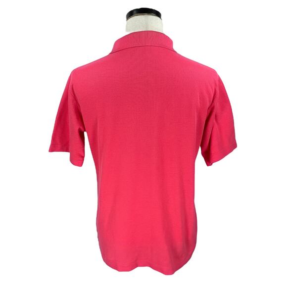 Vintage Lacoste Izod Polo Shirt Men’s Large Pink Pointed Dagger Collar 60s 1960s - Picture 5 of 11